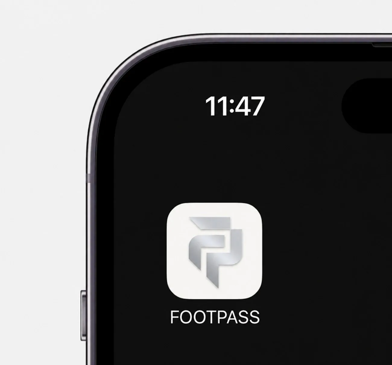 The Footpass app icon on an iPhone home screen
